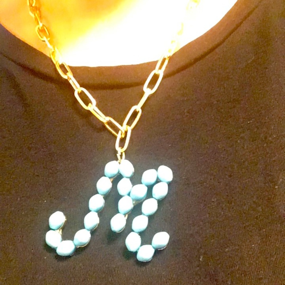 M custom necklace, - Picture 3 of 6